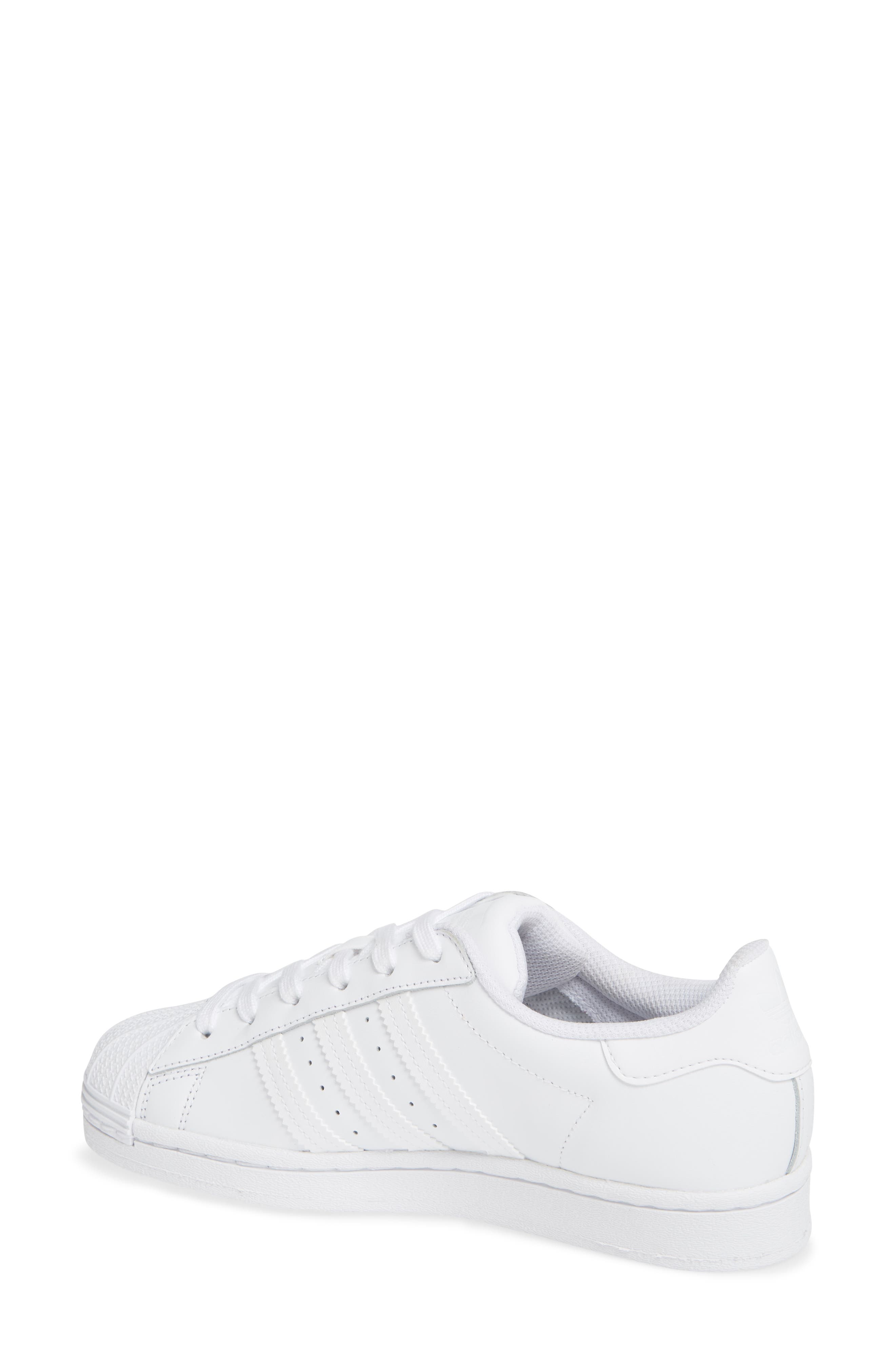 adidas Superstar Sneaker, Alternate, color, Ftwwht/Ftw