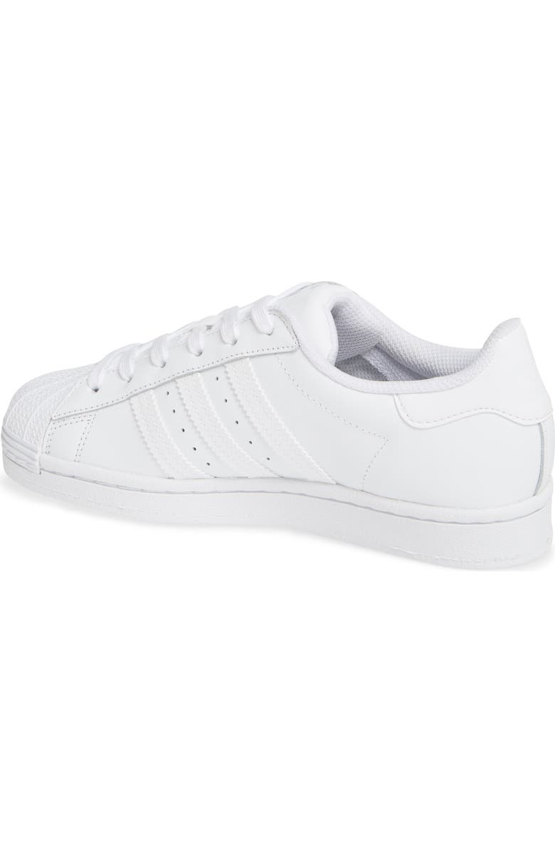 adidas Superstar Sneaker, Alternate, color, Ftwwht/Ftw