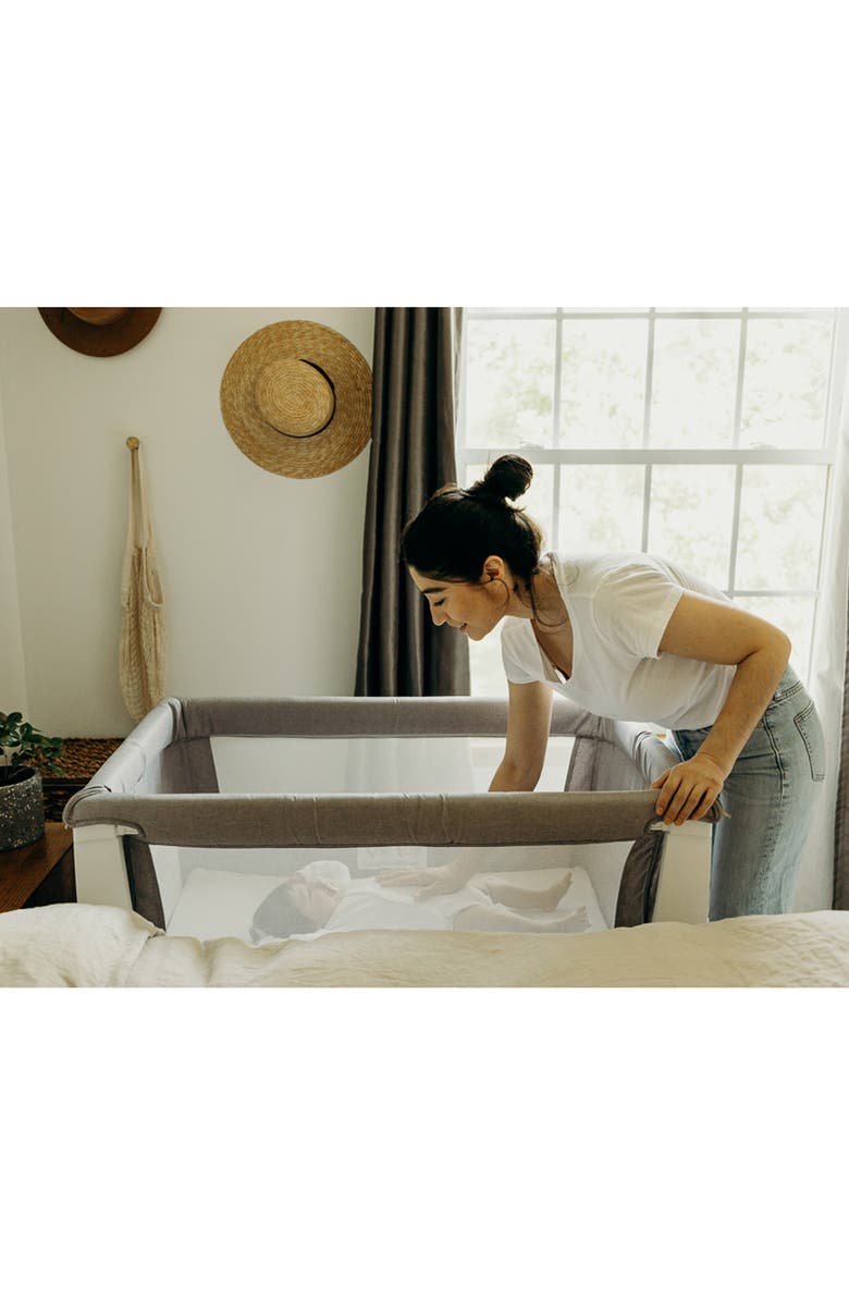 BEABA by Shnuggle Air Bedside Sleeper Infant Crib, Alternate, color, 