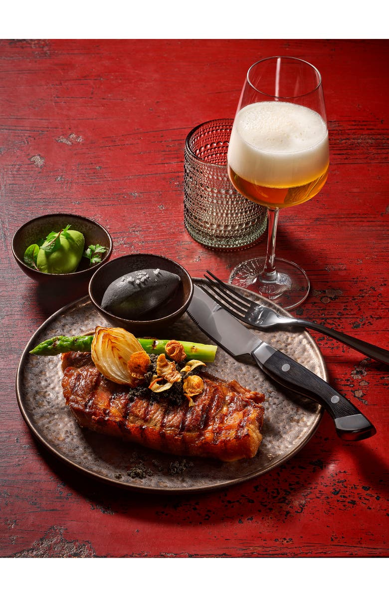 Fortessa Vaquero 6-Piece Steak Knife Set, Alternate, color, Grey