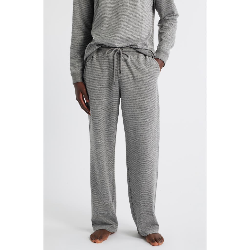 Daniel Buchler Pinstripe Pajama Pants In Gray