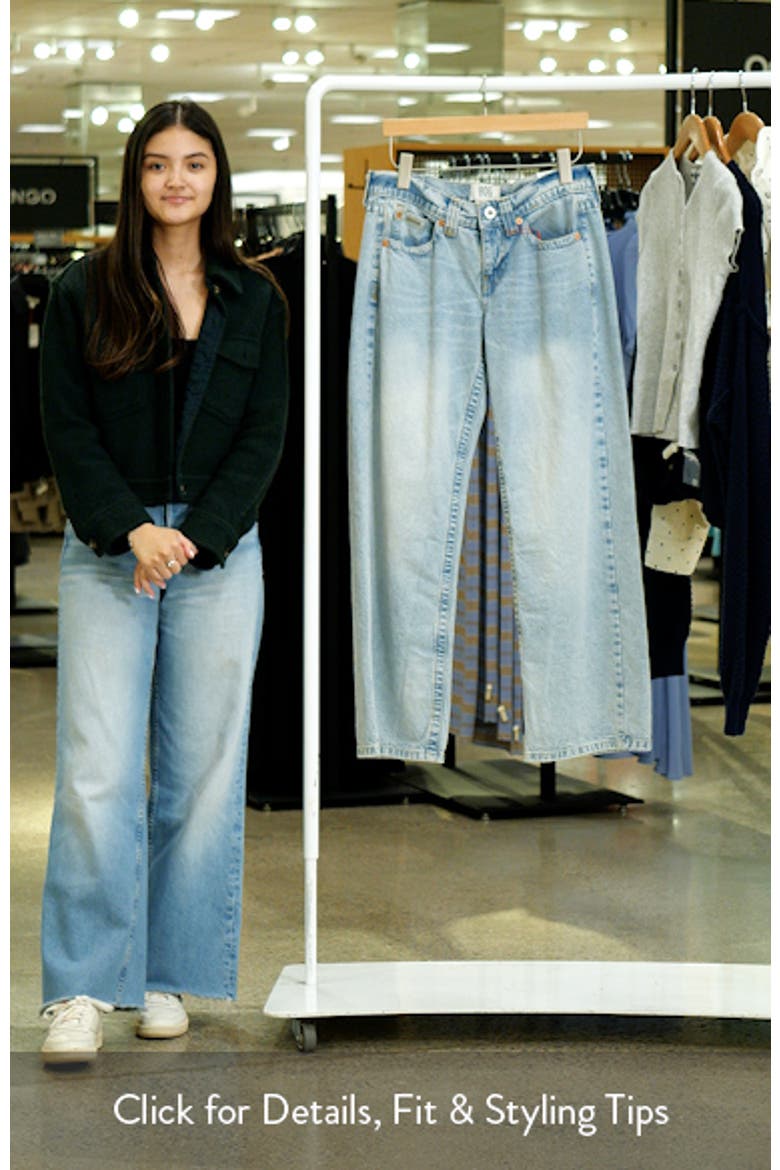 Kayla Low Rider Wide Leg Jeans video