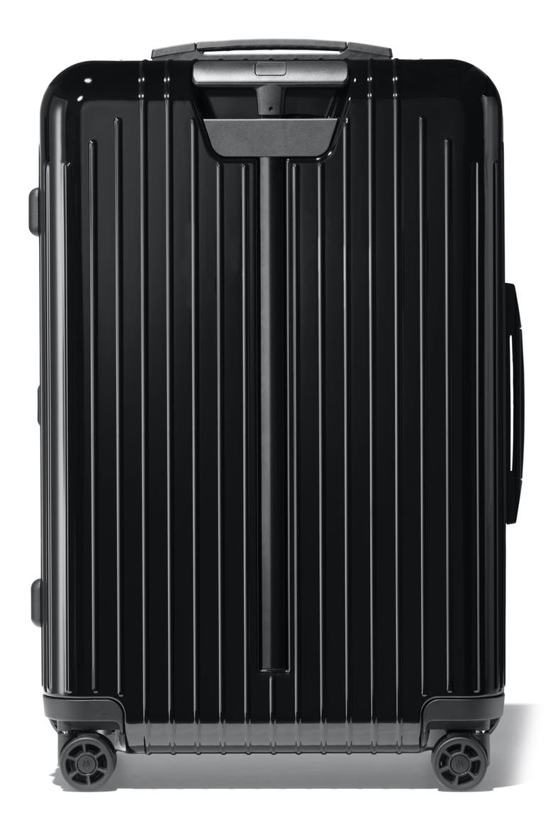 Essential Lite Check-In Medium 26-Inch Wheeled Suitcase, Alternate, color, BLACK