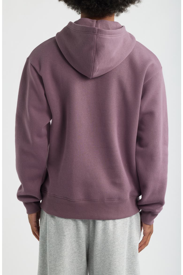 Fleece Hoodie, Alternate, color, PURPLE FLINT