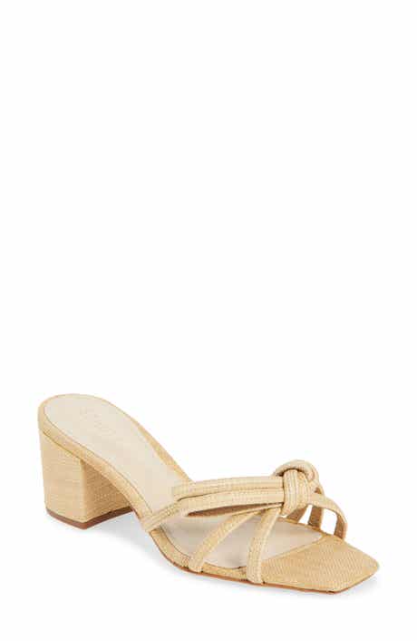 Schutz Blossom Block Heel Sandal