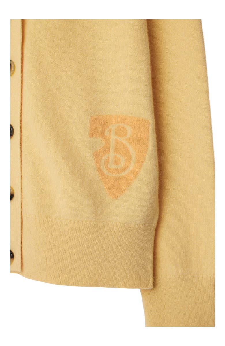 Burberry B Shield Wool Blend Cardigan, Alternate, color, 