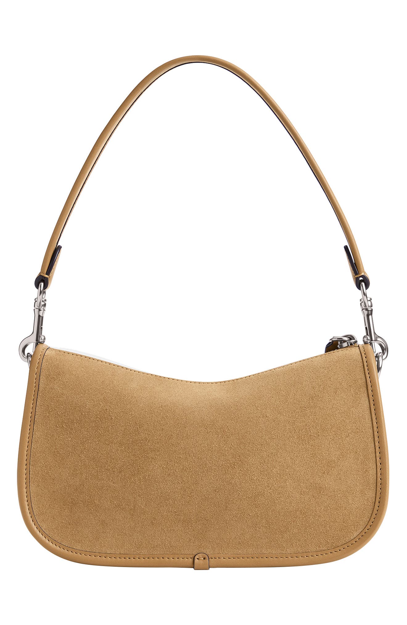 COACH Swinger Mixed Leather Shoulder Bag, Alternate, color, 