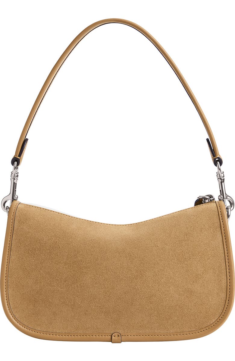 COACH Swinger Mixed Leather Shoulder Bag, Alternate, color,
