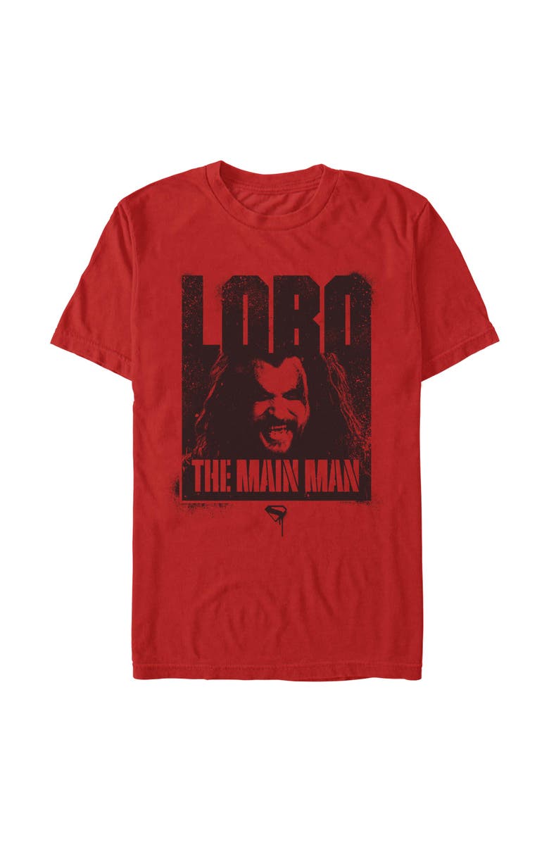 Supergirl Men's Supergirl The Main Man Graphic T-Shirt, Main, color, Red