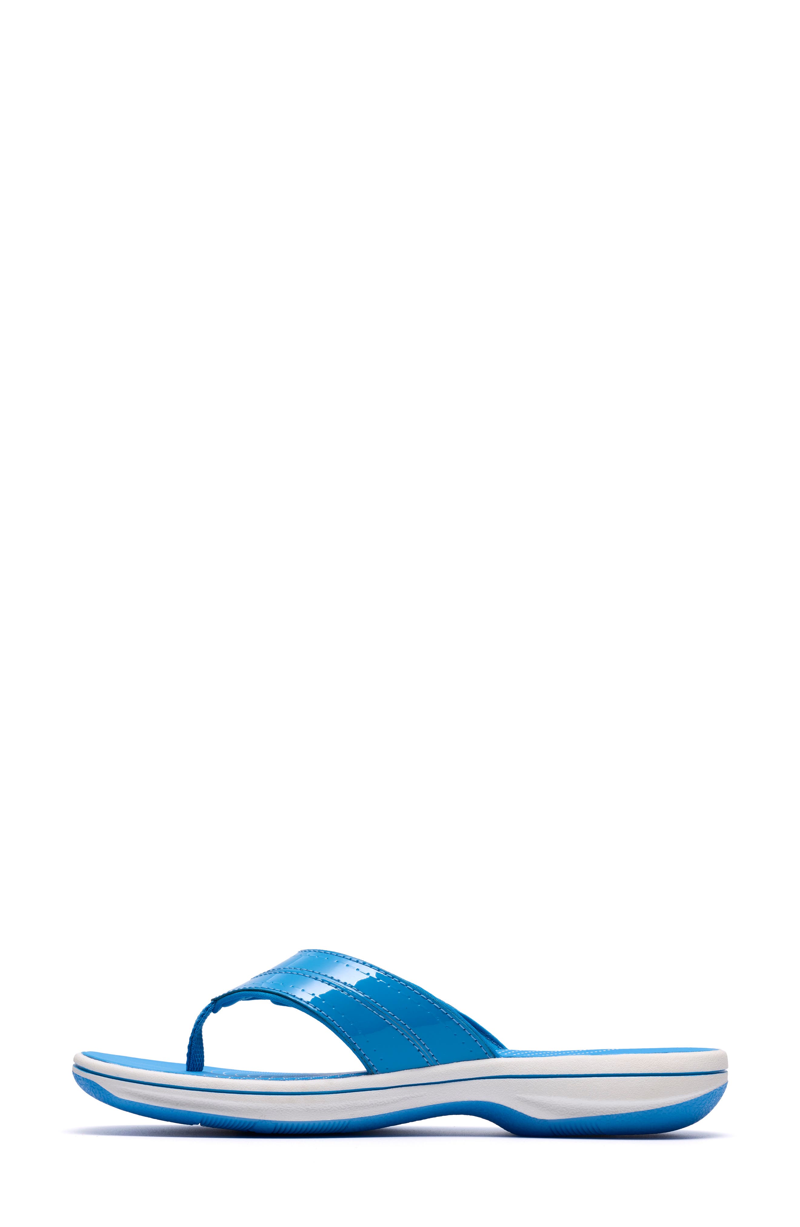 Clarks<sup>®</sup> Breeze Reyna Flip Flop, Alternate, color, Bright Blue