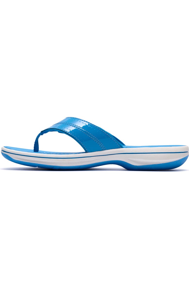 Clarks<sup>®</sup> Breeze Reyna Flip Flop, Alternate, color, Bright Blue