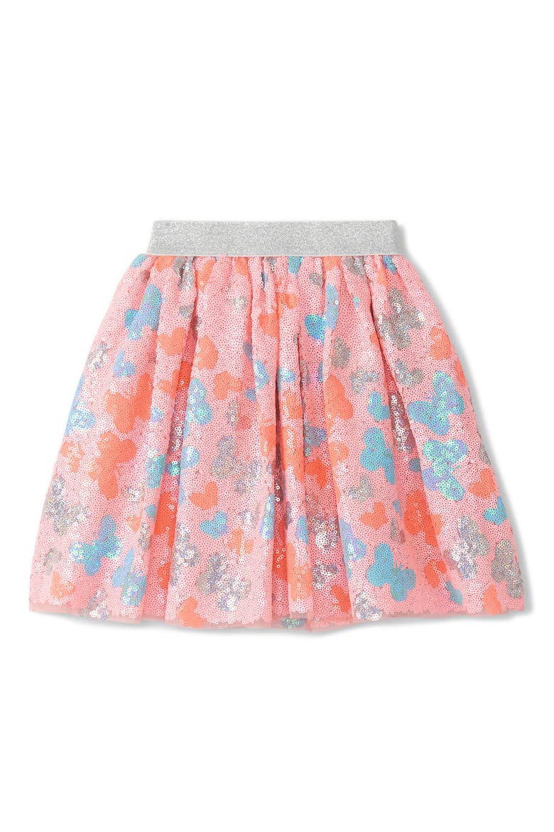 Kids' Glitter Butterfly Sequin Skirt, Main, color, PINK
