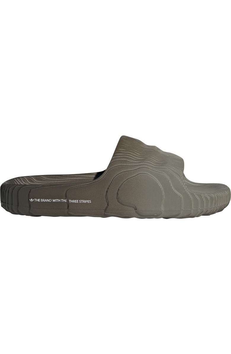 adidas Adilette Sport Slide Sandal, Alternate, color, Silver/ Olive/ Off White