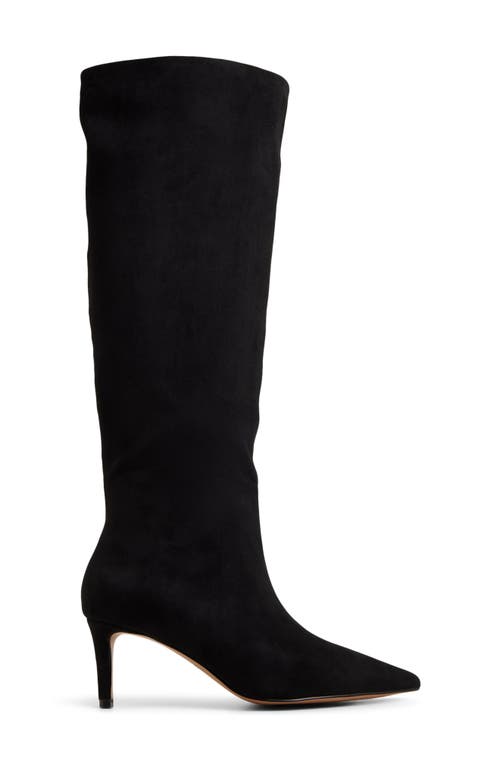 Aldo Kaylynn Pointed Toe Knee High Boot In Black