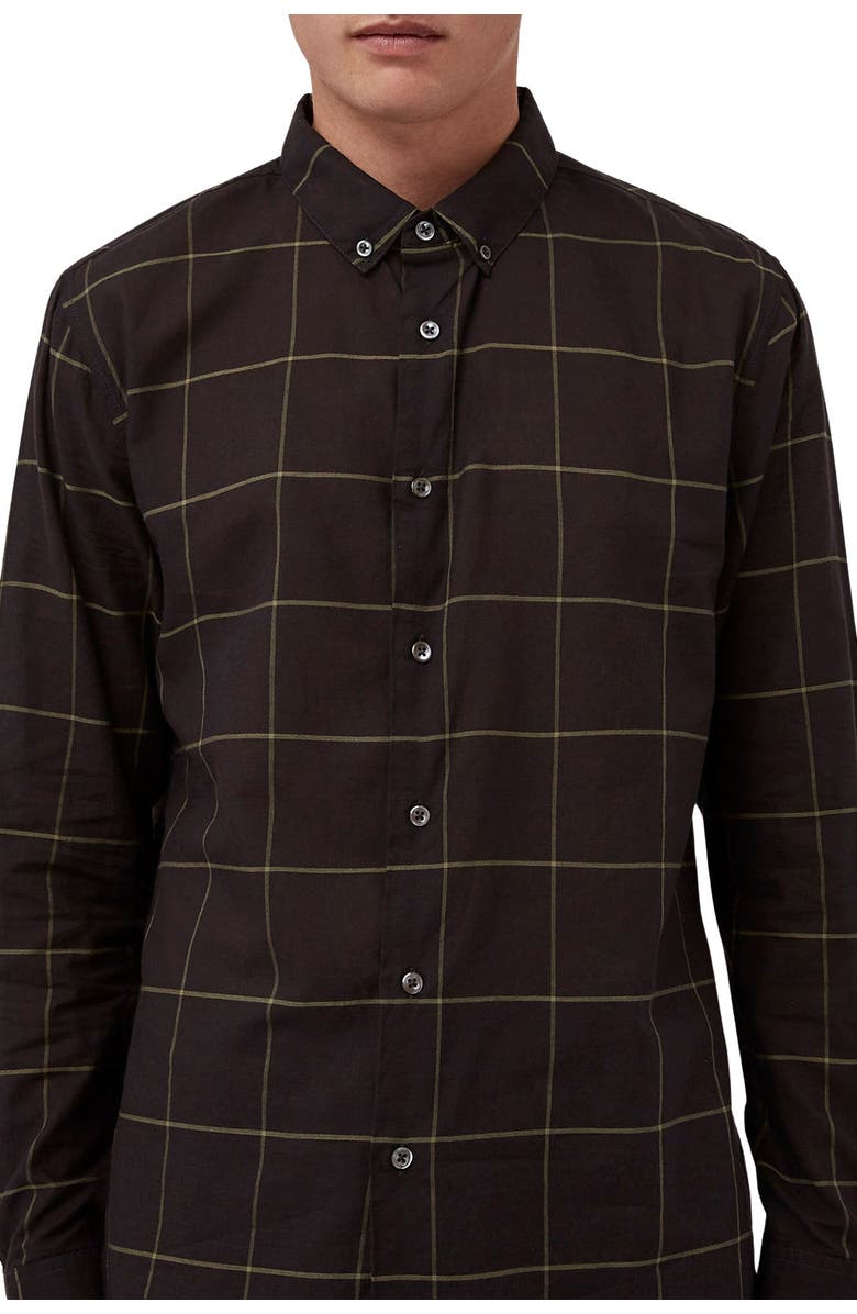 BLDWN Davis Slim Fit Plaid Sport Shirt, Alternate, color, 