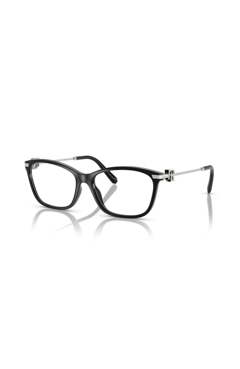 Ralph Lauren 55mm Butterfly optical glasses, Main, color, Black