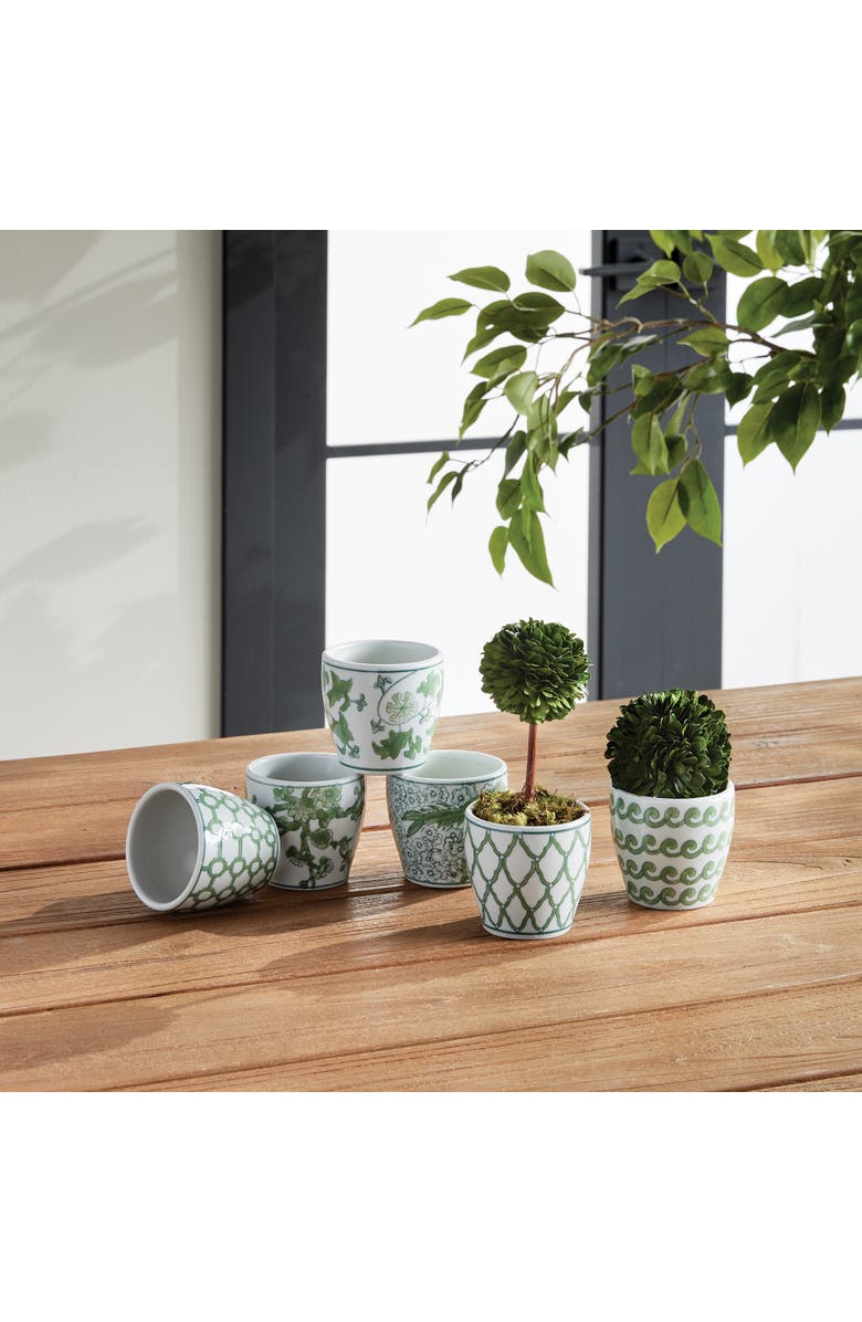 Napa Home & Garden Imperial Mini Flowerpot Planters Set of 6, Alternate, color, 
