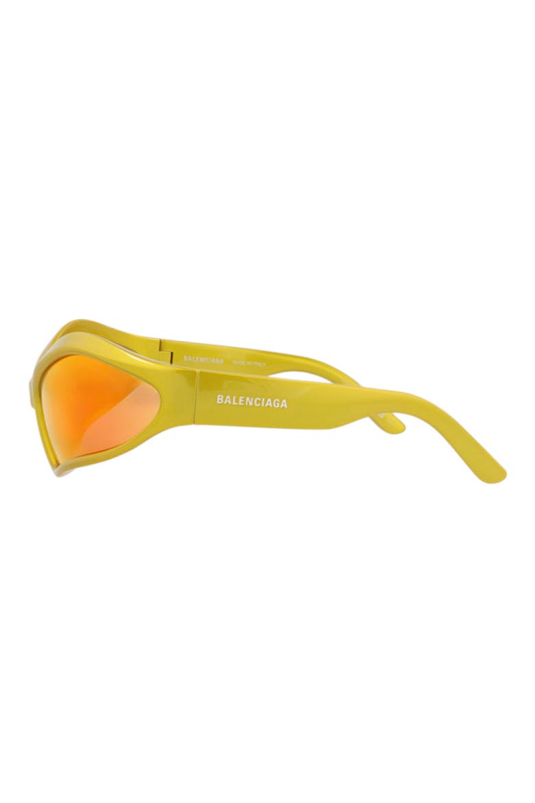 77mm Cat Eye Sunglasses, Alternate, color, YELLOW YELLOW RED