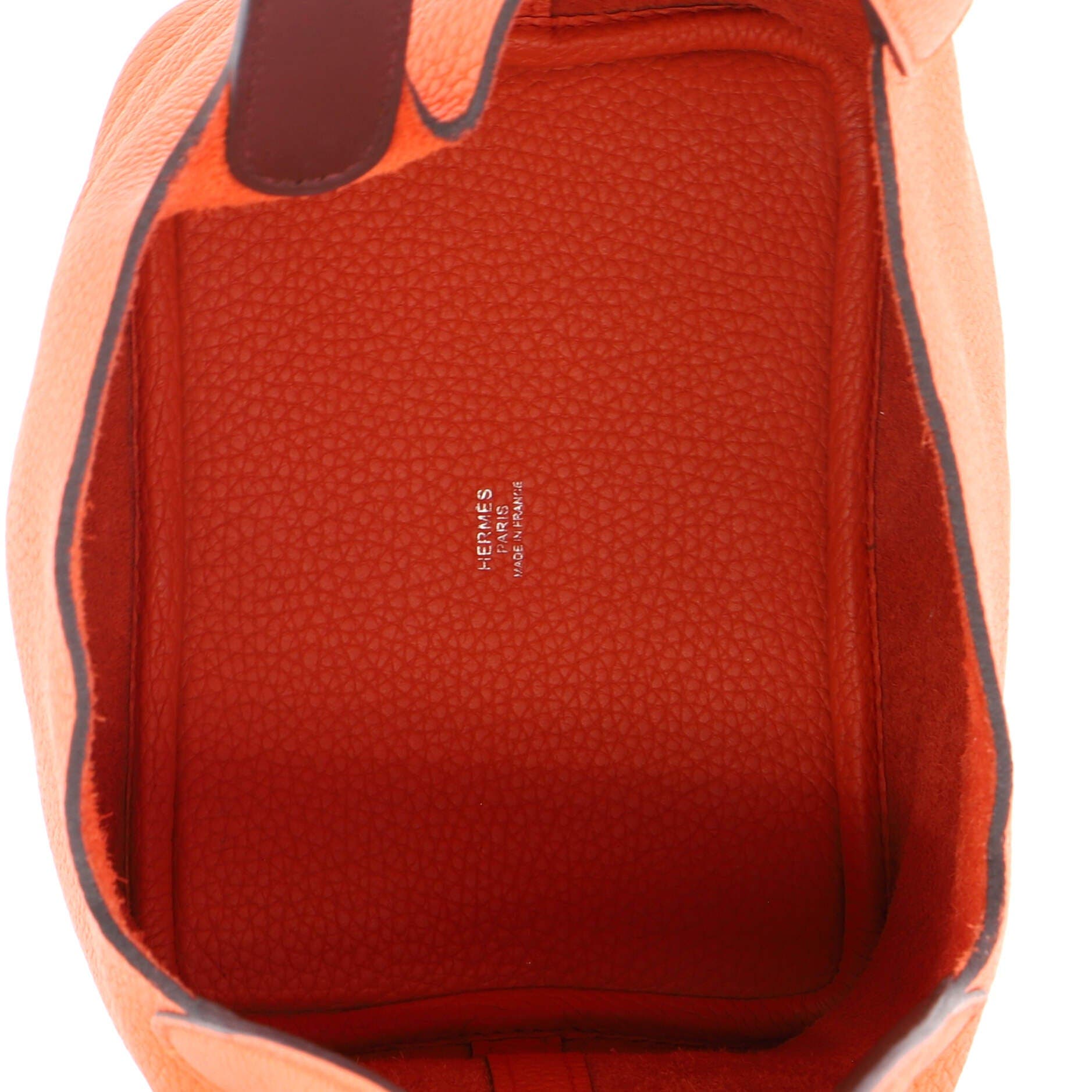 Eclat Picotin Lock Bag Clemence PM, Alternate, color, Orange