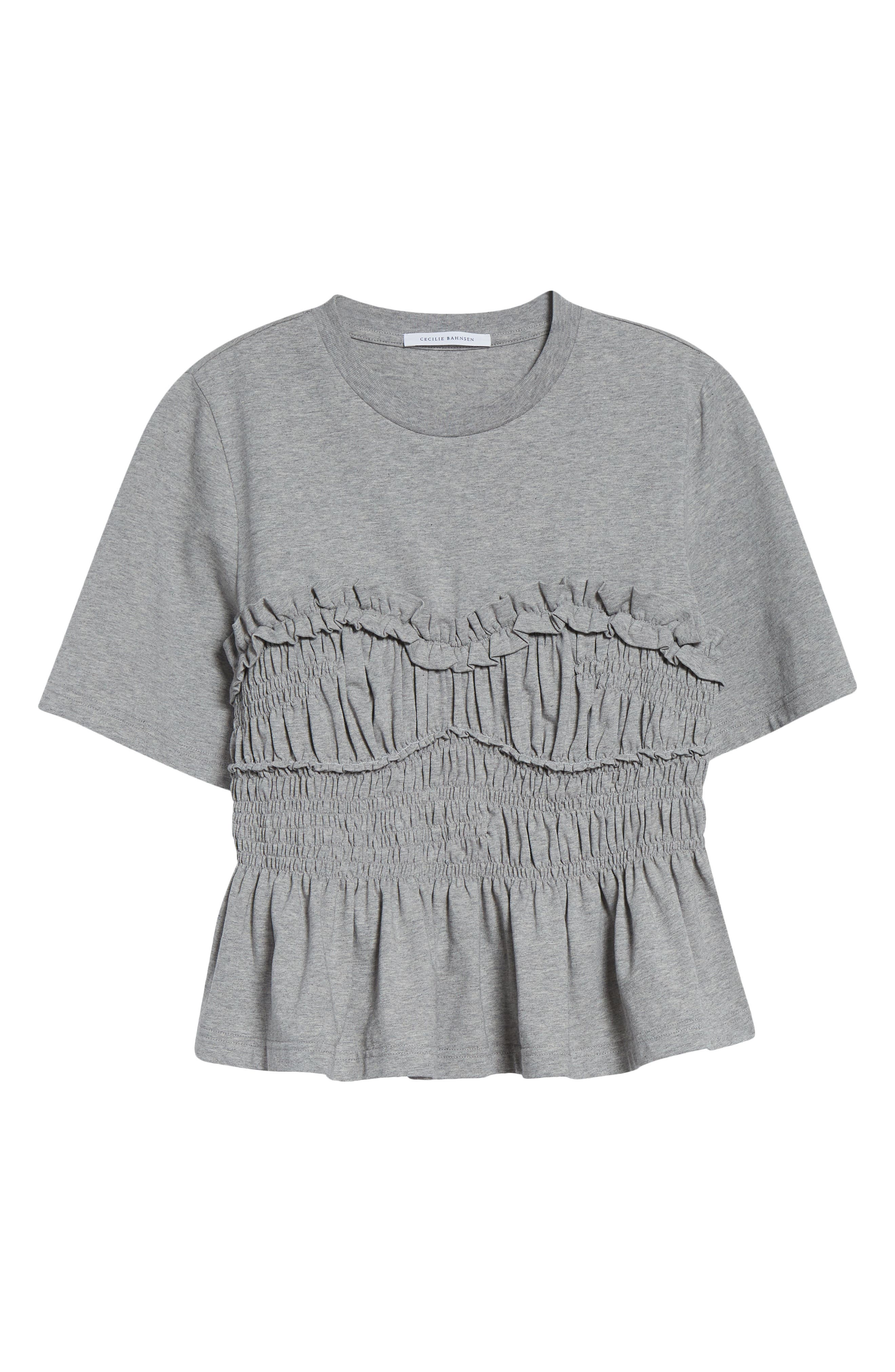 Vilde Shirred Peplum T-Shirt (Women) | Nordstrom