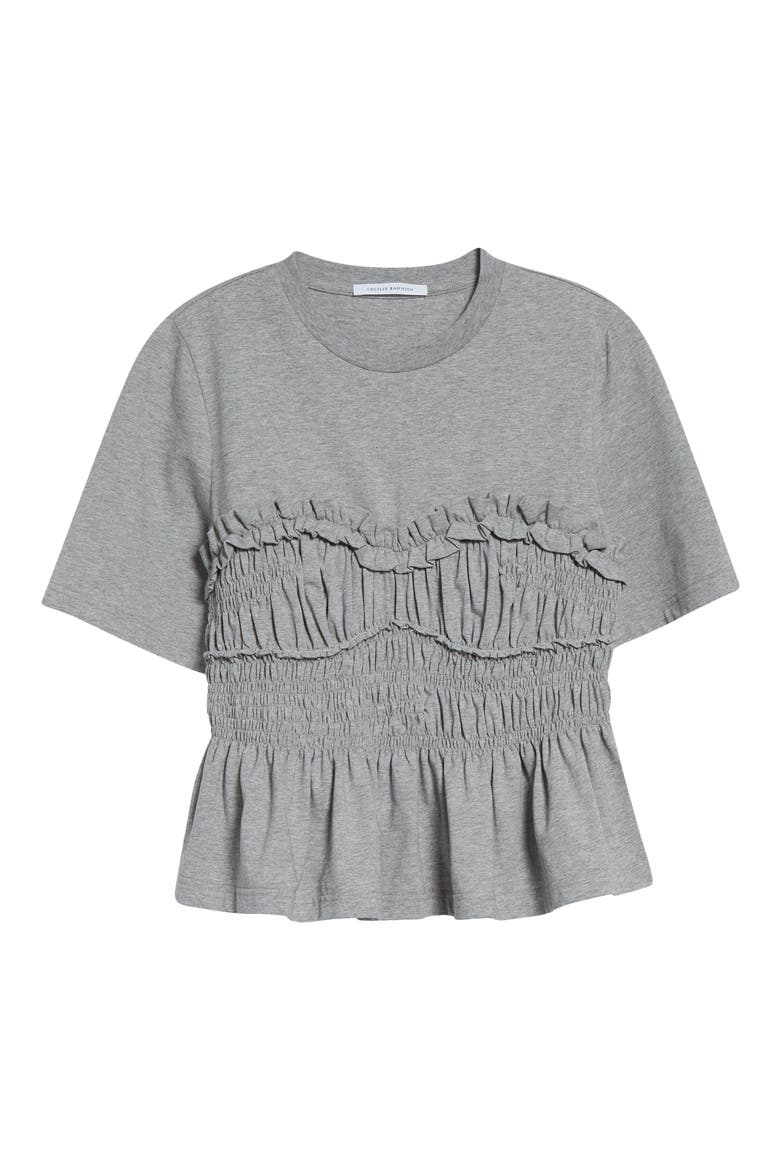Vilde Shirred Peplum T-Shirt (Women) | Nordstrom