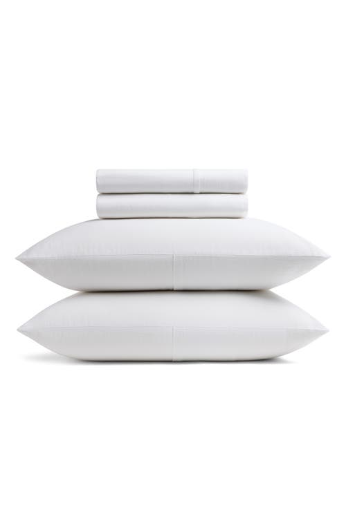 Parachute Soft Luxe Organic Cotton Sateen Sheet Set In White