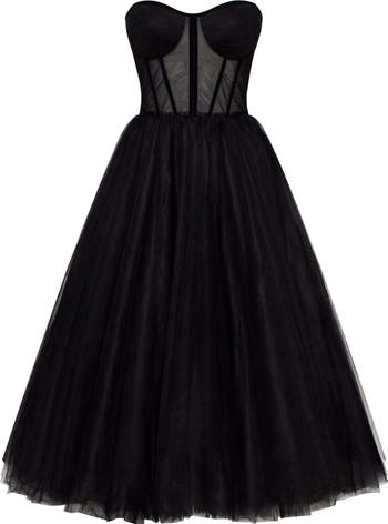 womens black sleeveless midi dress Sleeveless Knot Front Dress for Tall Women in Black M / Extra Tall / Black
