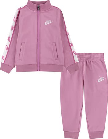 Kids' Logo Tape Dri-FIT Track Jacket & Joggers Set