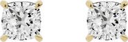 Jennifer Fisher 18K Gold Cushion Cut Lab Created Diamond Stud Earrings