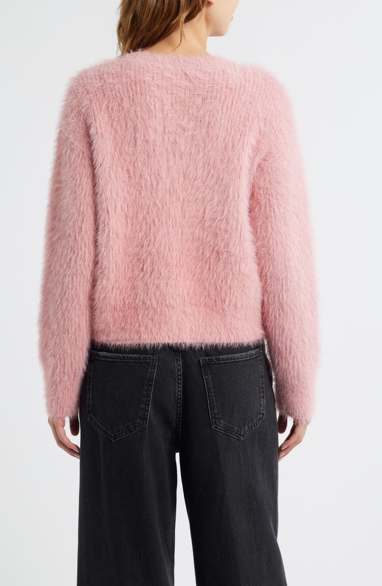 Rails Melo Brushed Cardigan, Alternate, color, Heather Pink