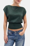 BDG Urban Outfitters Bailey Boat Neck Knit Crop Top