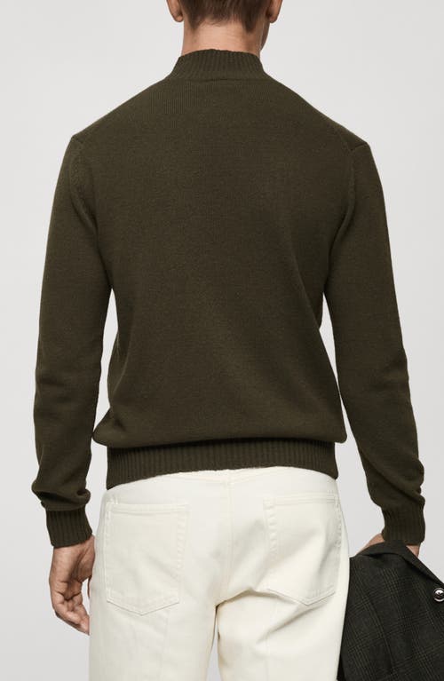 Mango Pull In Khaki Green