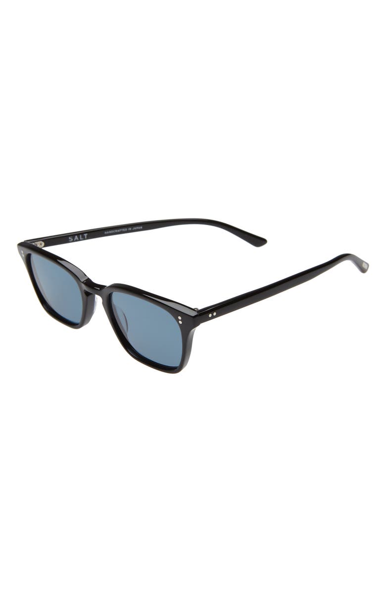 SALT. Fuller 50mm Rectangular Polarized Sunglasses, Alternate, color,
