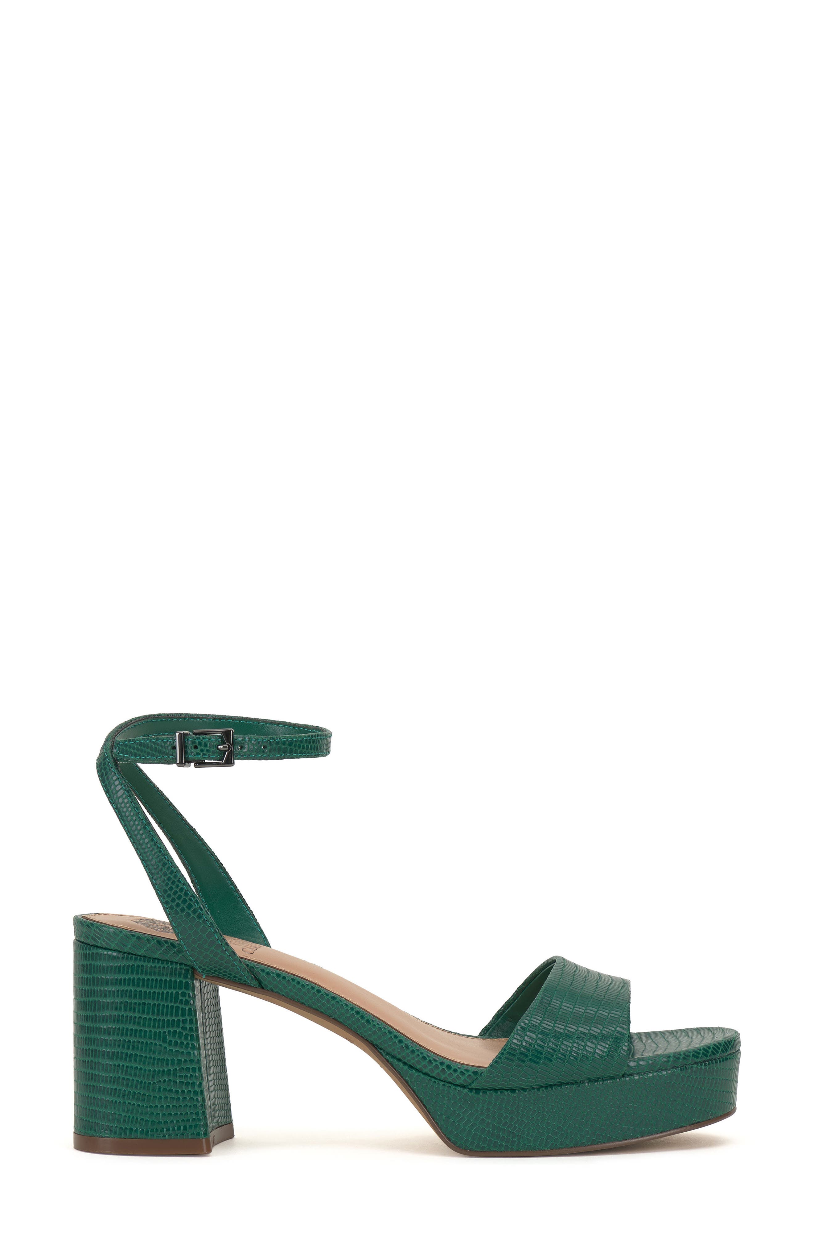Pendreya Platform Sandal, Alternate, color, MALACHITE GREEN