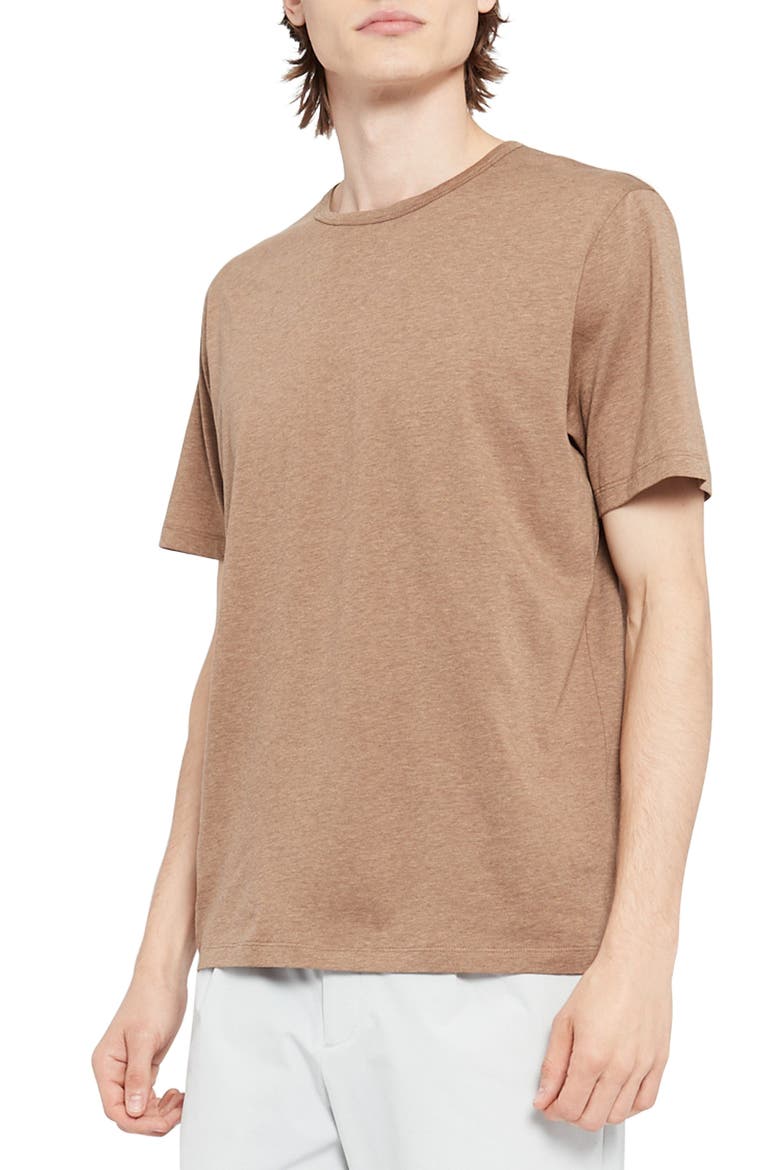 Precise Luxe Cotton Jersey Tee, Alternate, color, BARK