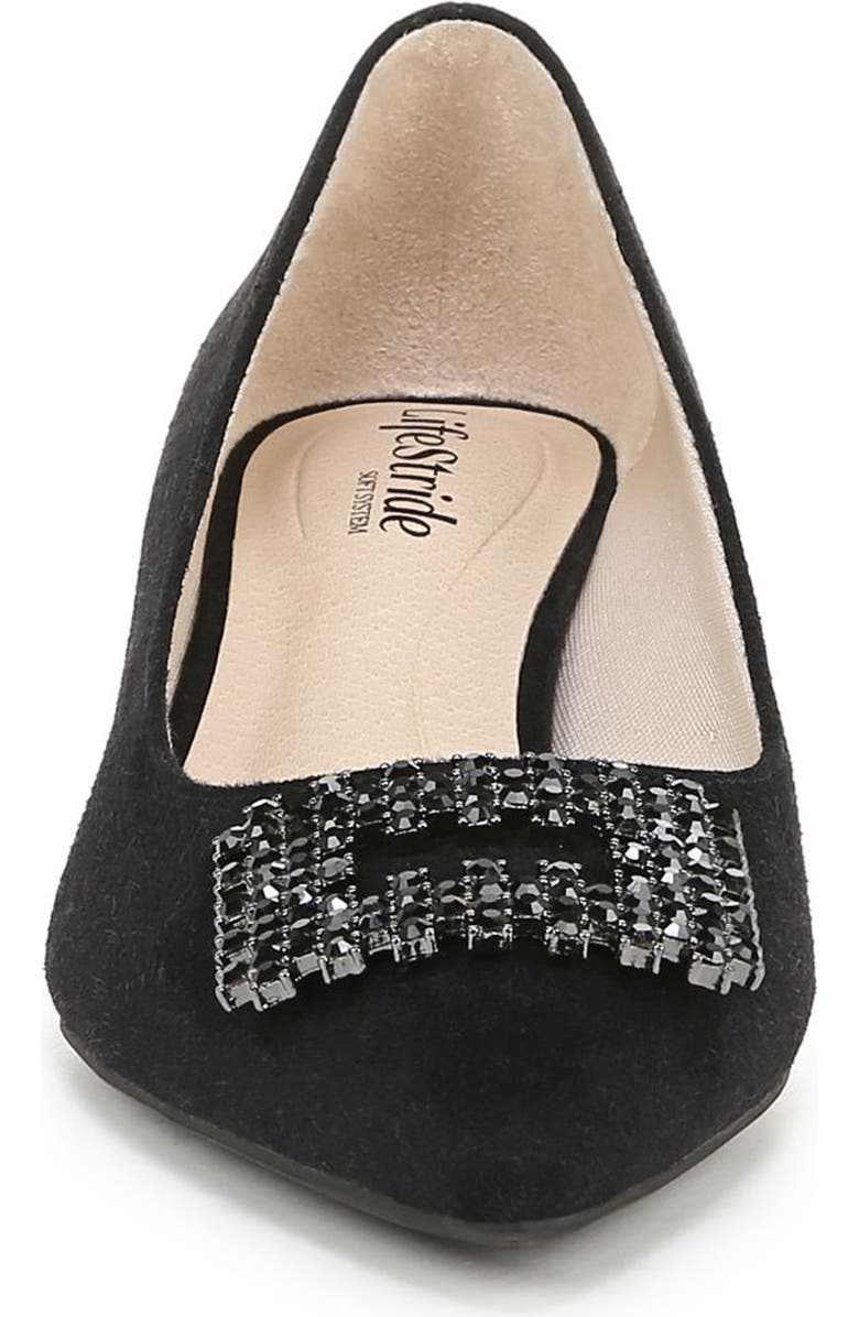 LifeStride Bling Pointed Toe Pump, Alternate, color, Black