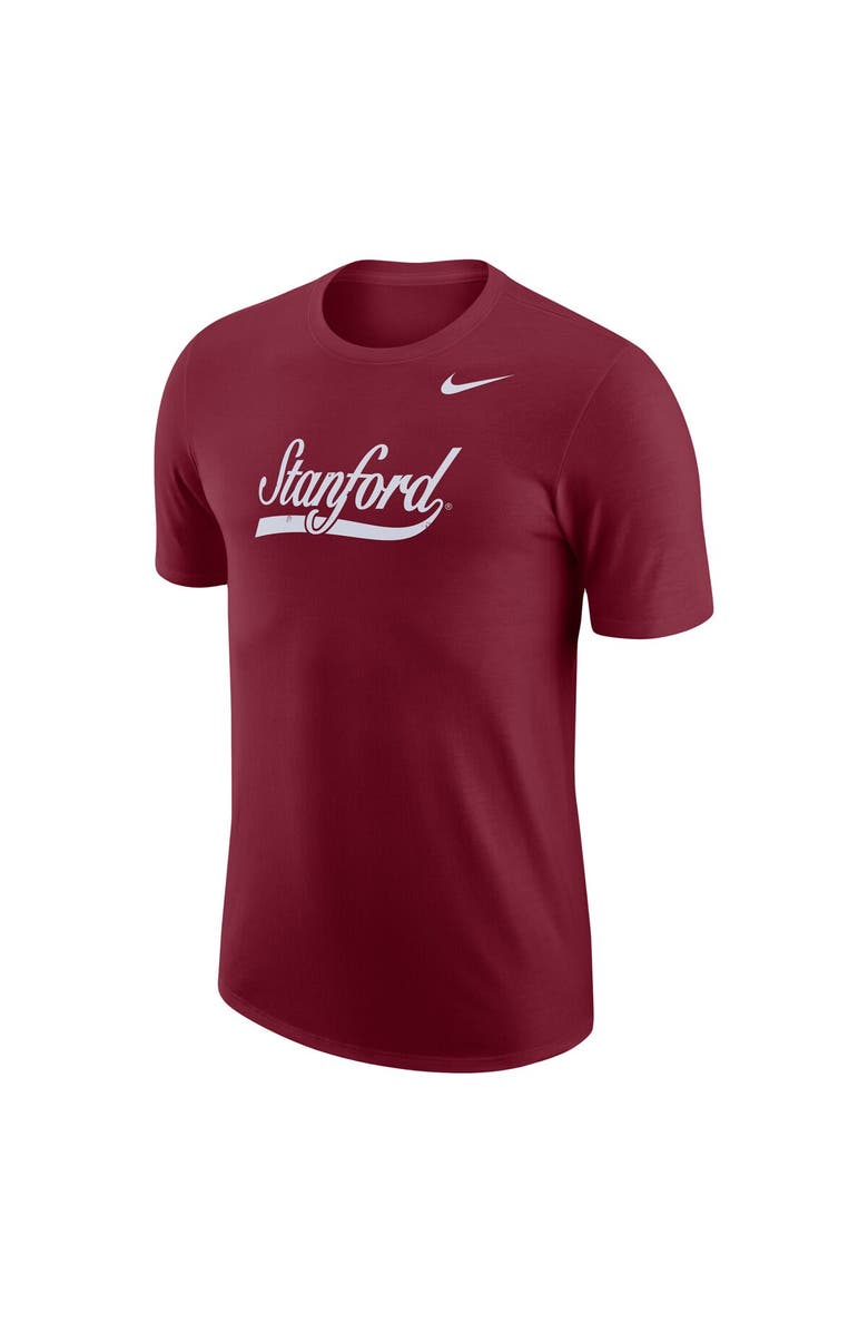 Nike Men's Nike Cardinal Stanford Cardinal Distressed Print Cotton Vault T-Shirt, Alternate, color,