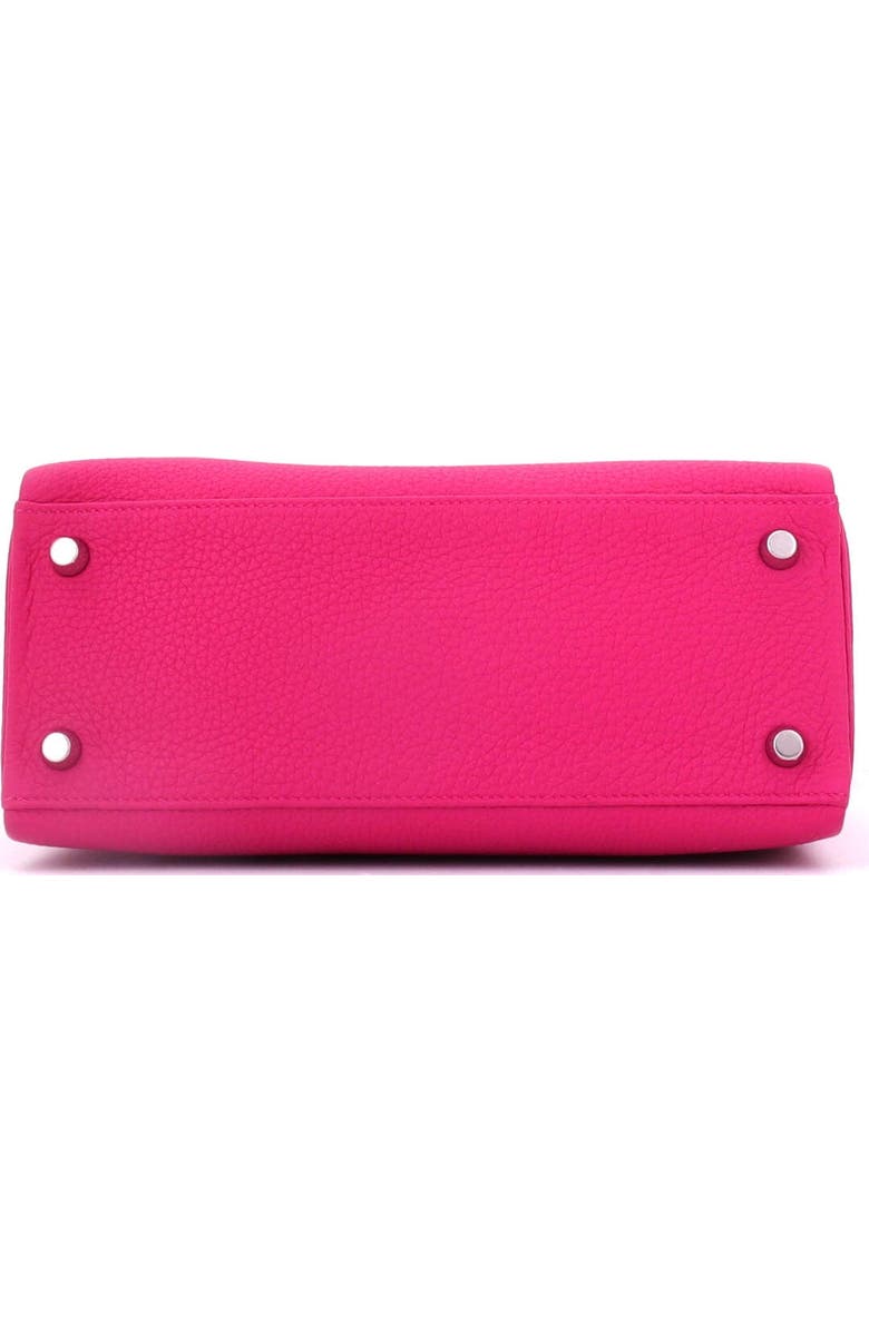 Pre-Owned Hermes Kelly Handbag Pink Togo with Palladium Hardware 25, Alternate, color, Framboise