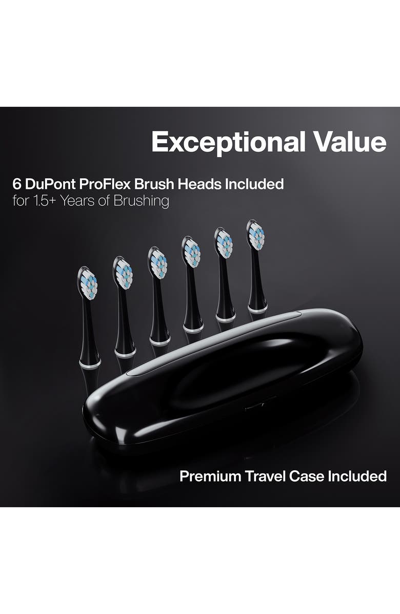 AQUASONIC Black Series PRO Ultra-Whitening Electric Toothbrush, Alternate, color, Black