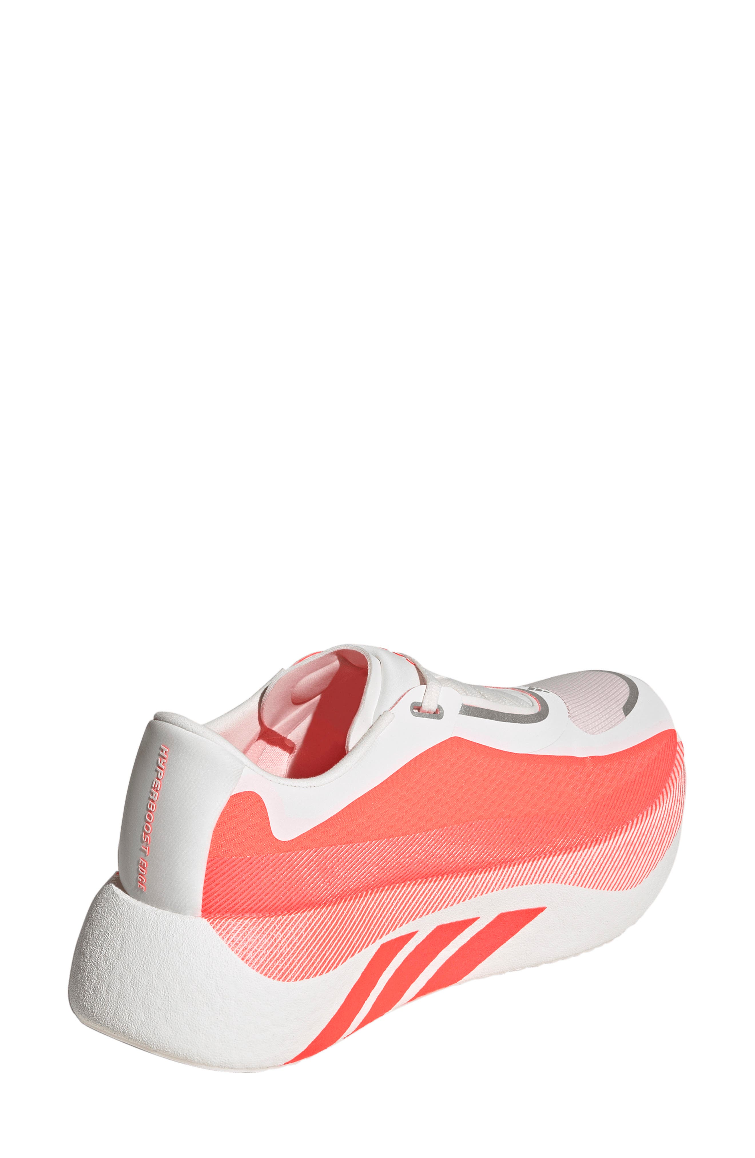 Hyperboost Edge Running Shoe, Alternate, color, HYPER WHITE/ SOLAR TURBO