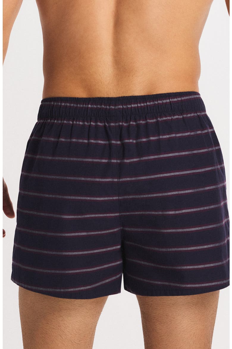 3-Pack Cotton Poplin Boxers, Alternate, color, NAVY STRIPE/ BABY BLUE/ R