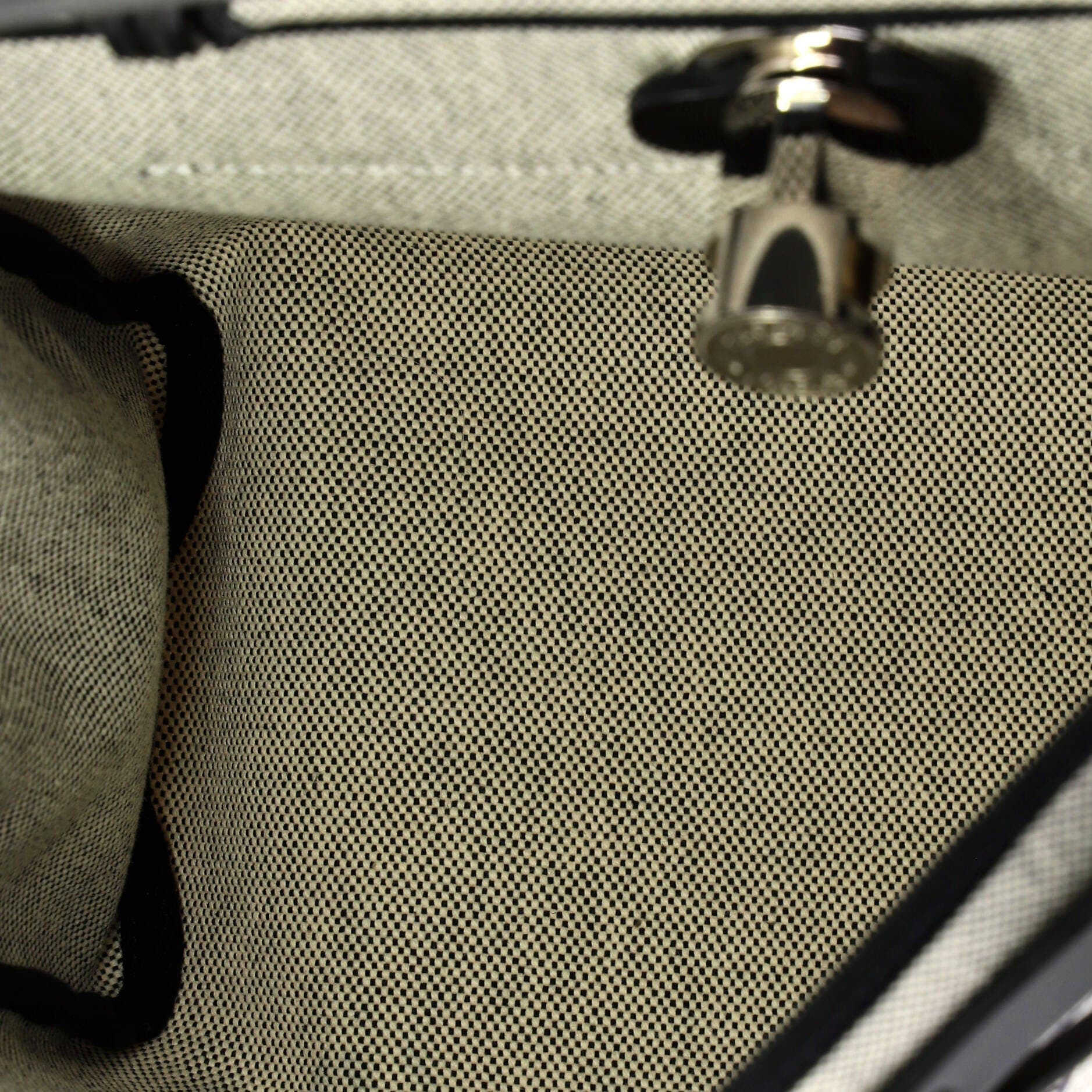 Pre-Owned Hermes Herbag Zip Pegase Pop Toile and Leather 31, Alternate, color, Noir