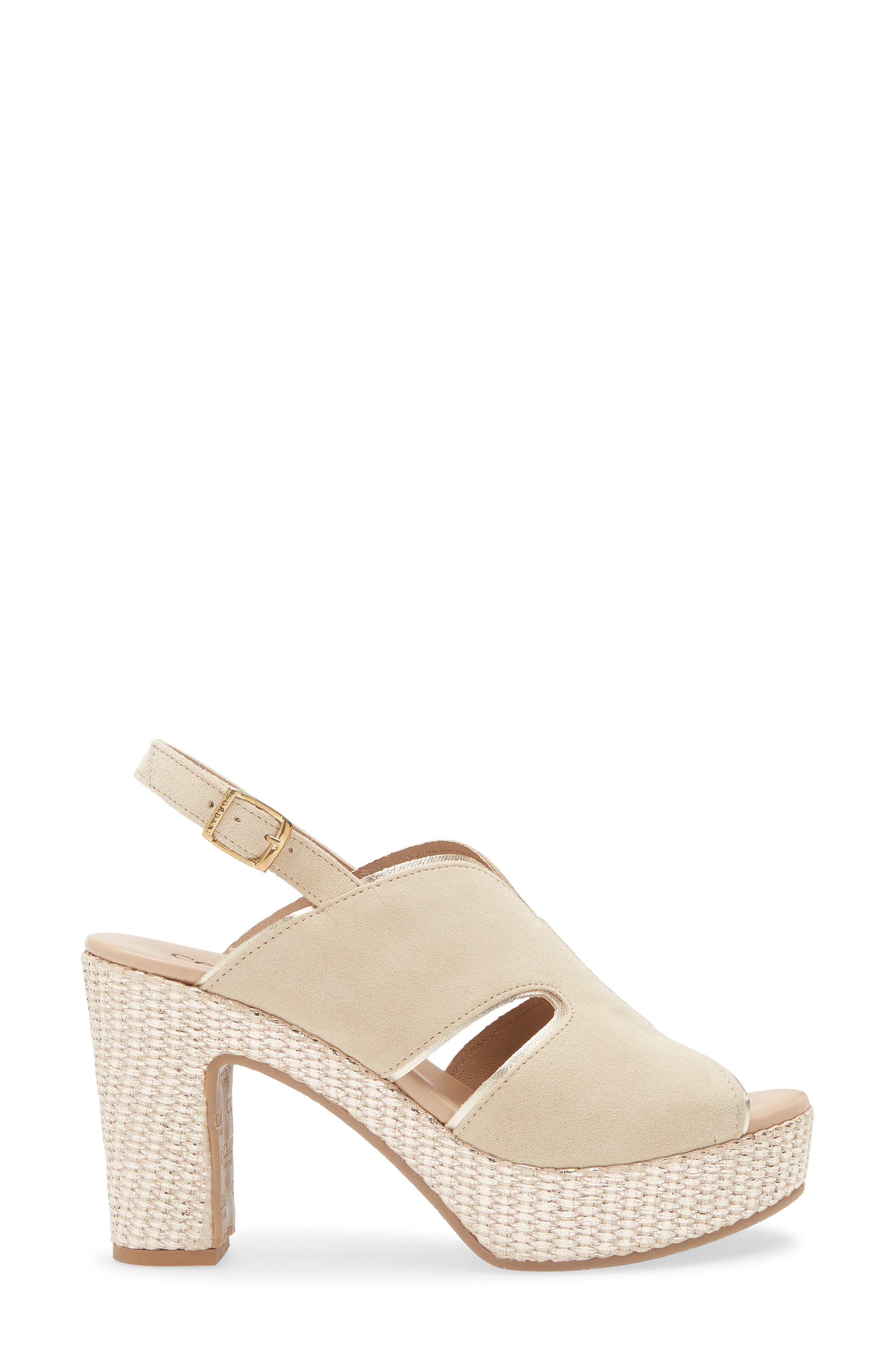 Cordani Toni Lamina Slingback Sandal, Alternate, color, Visone-Platino