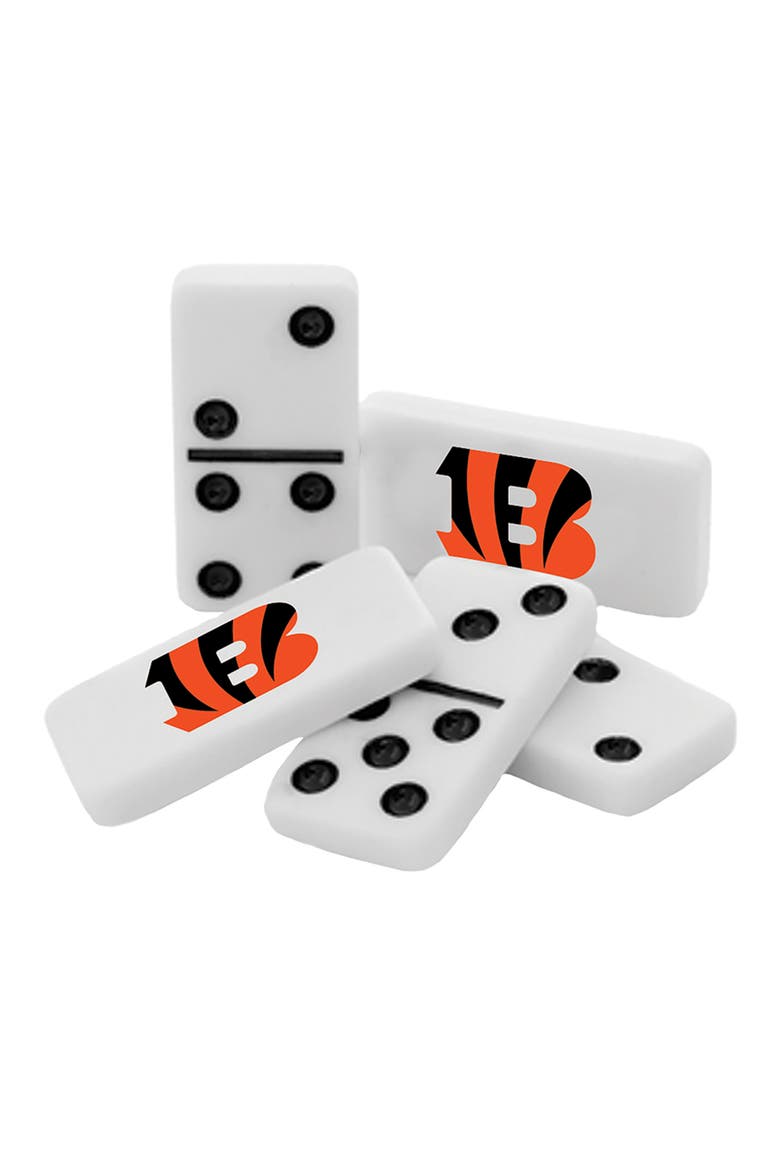 Cincinnati Bengals Dominoes, Alternate, color, Multicolor
