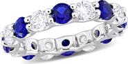 Julianna B. Lab-Created Gemstone Eternity Band Ring