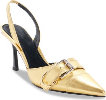 パンプス GIVENCHY VOYOU LEATHER PUMPS Givenchy Voyou leather slingback pumps Givenchy