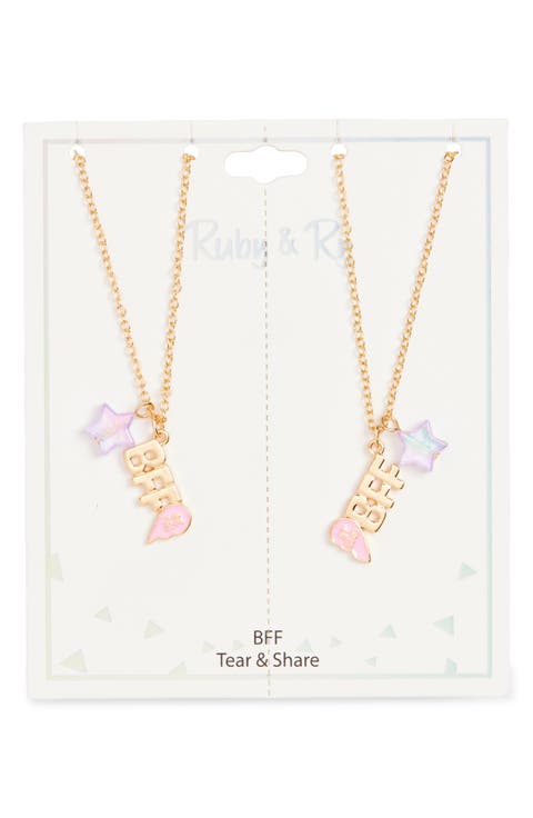 Kids' Star Charm BFF Necklaces