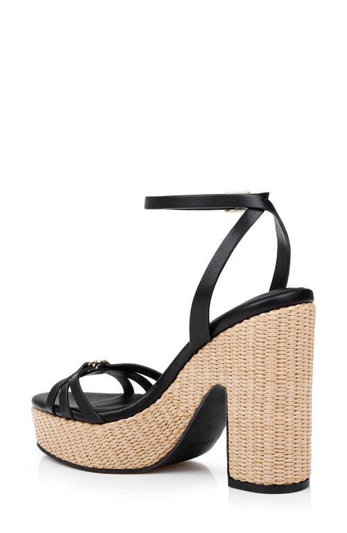 L AGENCE L'AGENCE GENEVRA ANKLE STRAP PLATFORM SANDAL