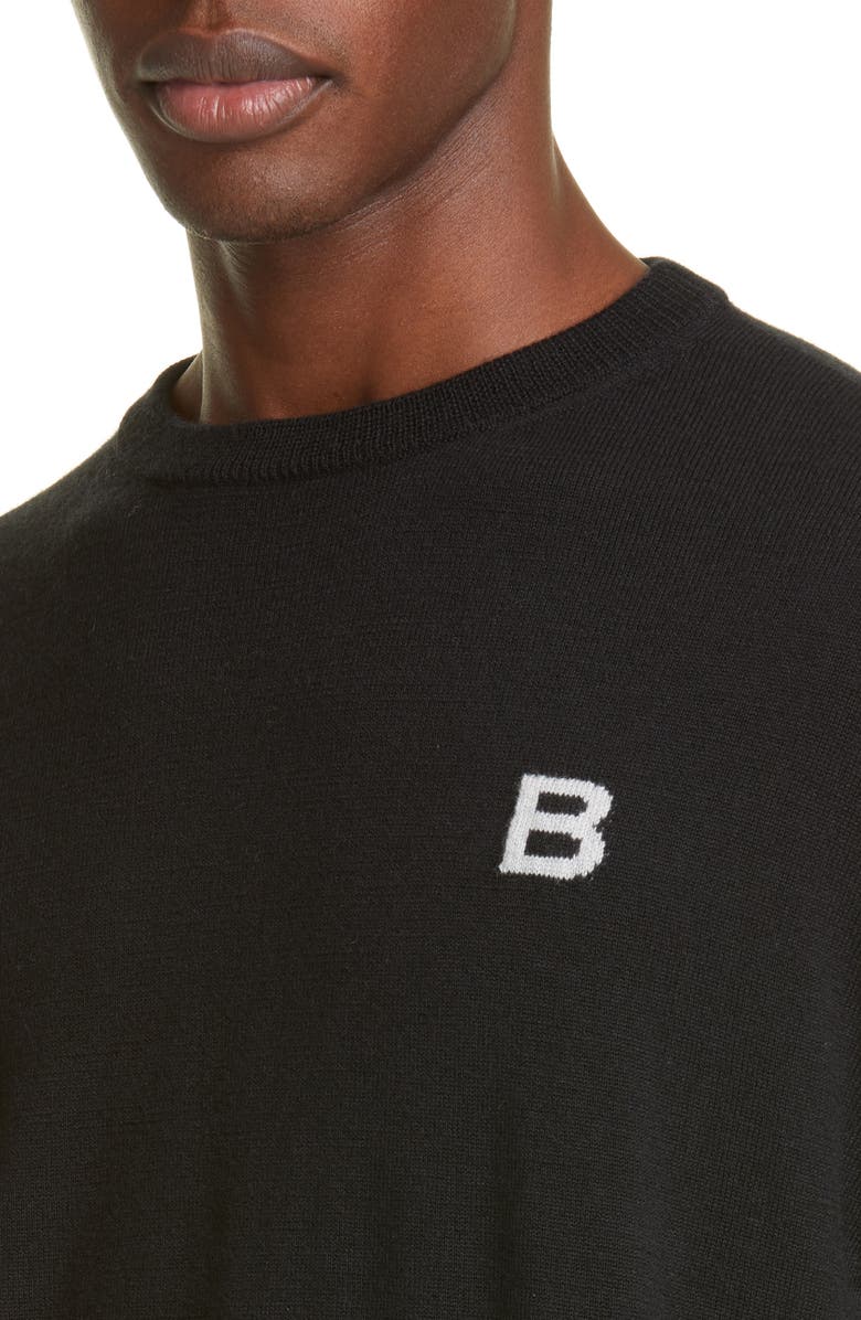 BILLY Los Angeles Little B Crewneck Wool & Cashmere Sweater, Alternate, color, 