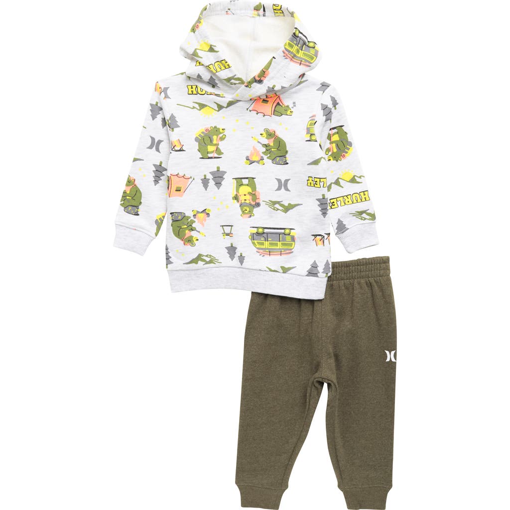 Hurley Kids' Hooded Pullover & Joggers Set In Multi